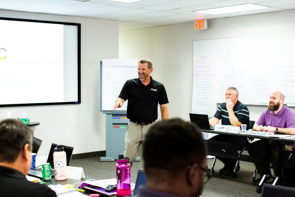 Chris Meeks Teaching A Class